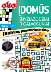 ID 43 oho 10 min. Įdomūs kryžiažodžiai ir galvosūkiai